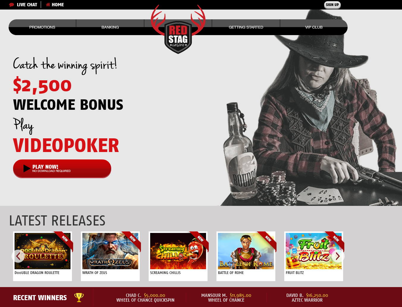 Red Stag
                                                          USD Video
                                                          Poker